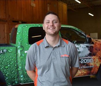 Anthony Baird, team member at SERVPRO of Central Phoenix