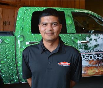 Nolberto Enriquez, team member at SERVPRO of Central Phoenix